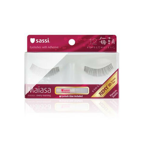 Sassi Maiasa 100% Human Hair Eyelashes with Adhesive